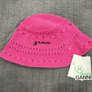 Brand New GANNI Knitted bucket hat